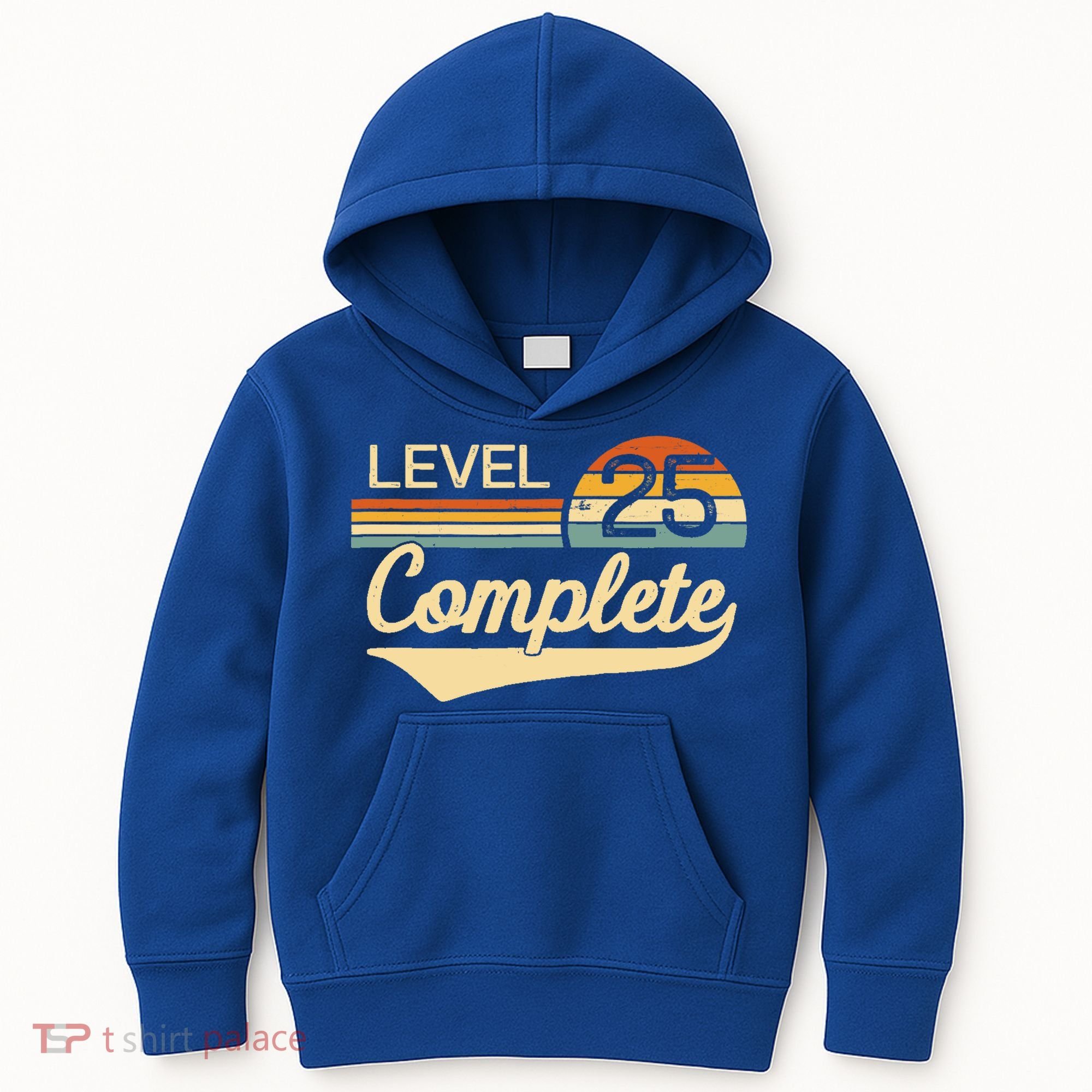 Level 25 Complete Gift 25 Year Wedding Anniversary Gift Him Her Gift Kids Hoodie