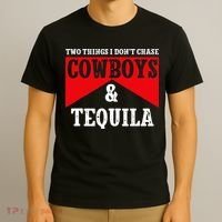 Leopard 2 Things I Don't Chase Cowboys & Tequila Western T-Shirt thumb 3