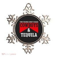 Leopard 2 Things I Don't Chase Cowboys & Tequila Western Ornament thumb 0