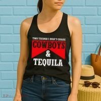 Leopard 2 Things I Don't Chase Cowboys & Tequila Western Women's Tank Top thumb 2