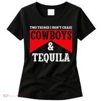 Leopard 2 Things I Don't Chase Cowboys & Tequila Western Women's T-Shirt thumb 0