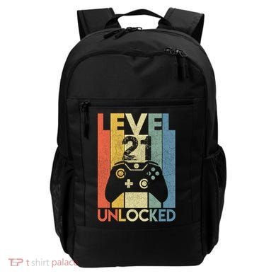 Level 21 Unlocked Awesome Video Game 21 Birthday Gift Backpack
