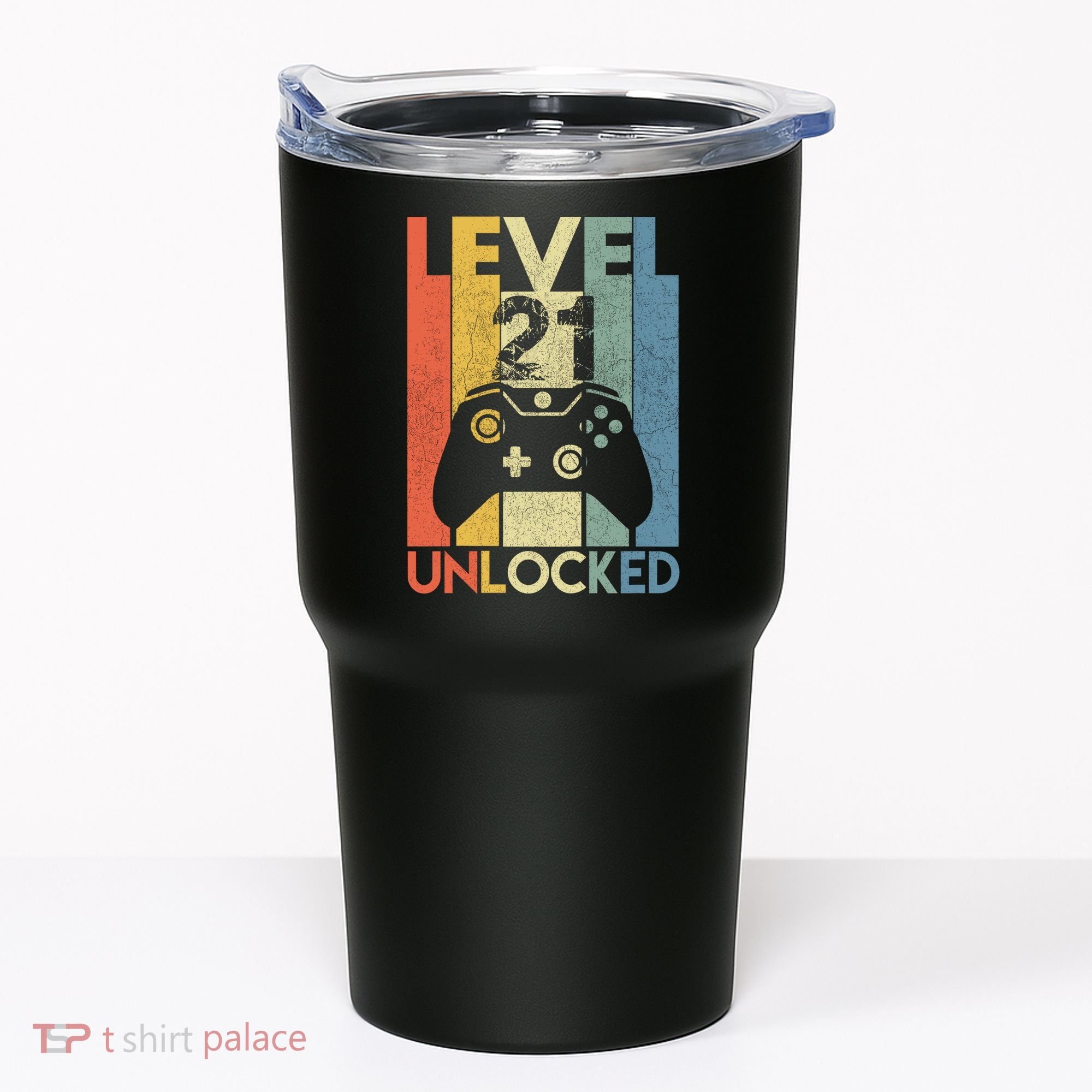 Level 21 Unlocked Awesome Video Game 21 Birthday Gift Tumbler