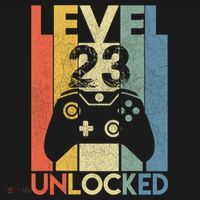 Level 23 Unlocked Awesome Video Game 23 Birthday Gift Sweatshirt thumb 3