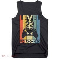 Level 23 Unlocked Awesome Video Game 23 Birthday Gift Tank Top thumb 0