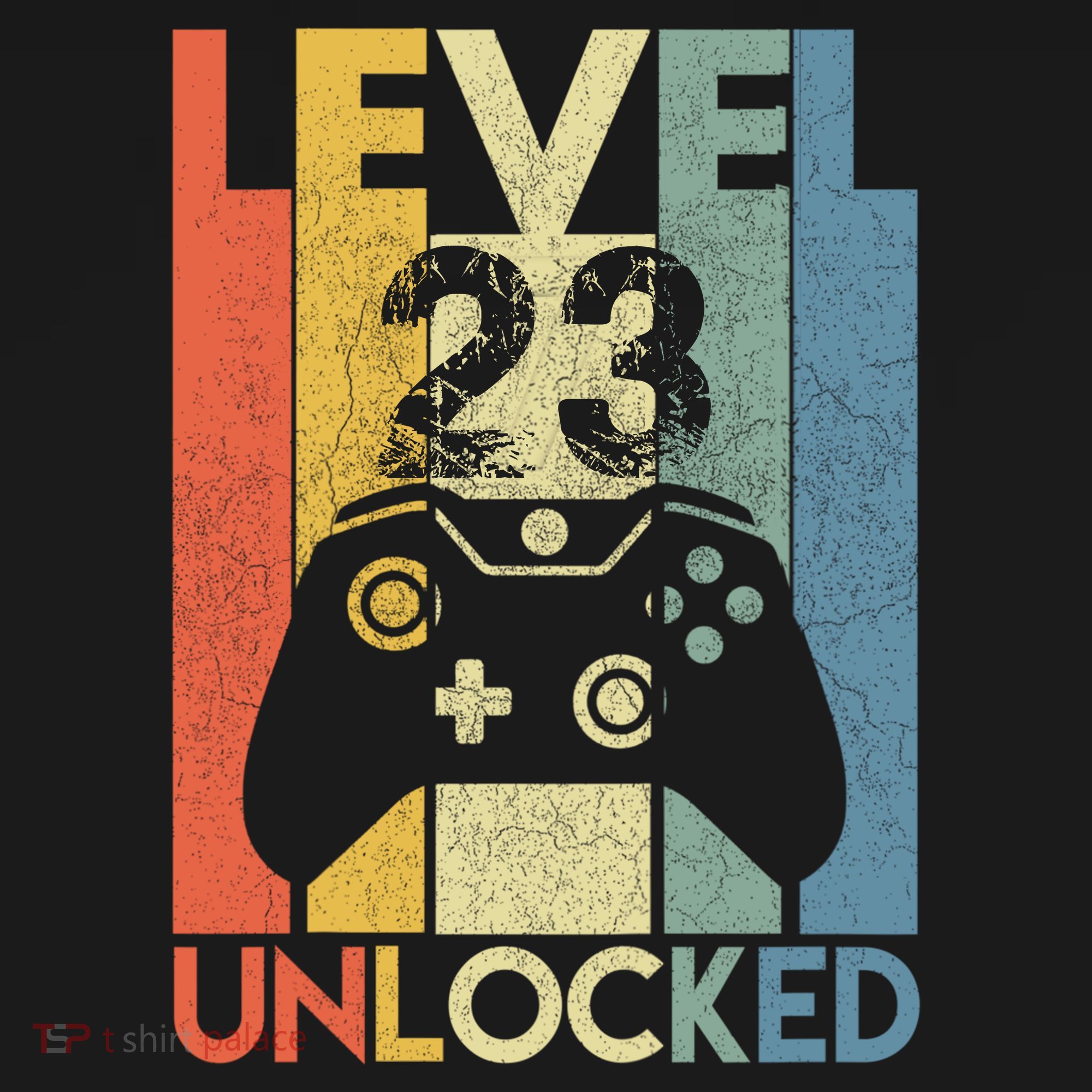 Level 23 Unlocked Awesome Video Game 23 Birthday Gift Women's T-Shirt
