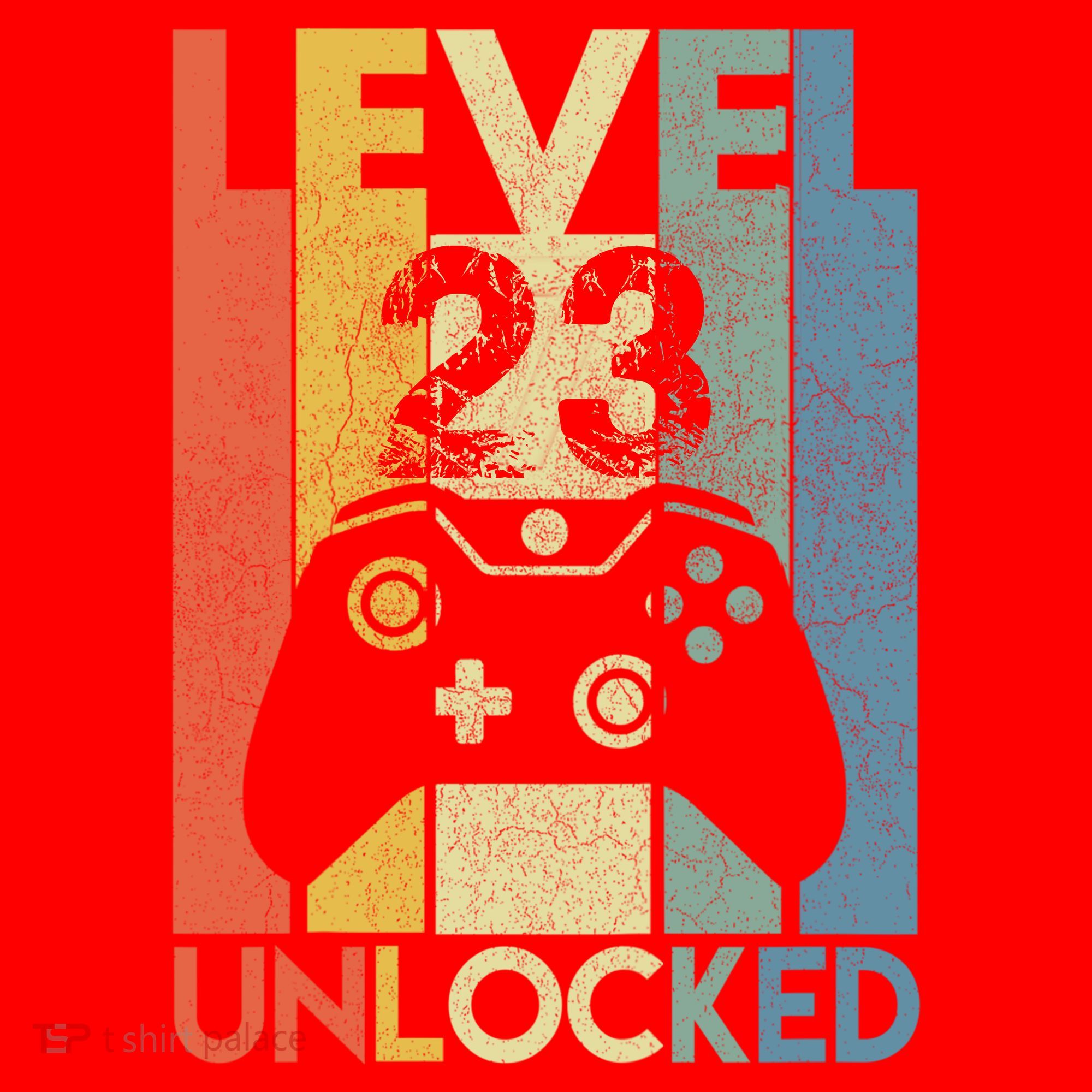 Level 23 Unlocked Awesome Video Game 23 Birthday Gift Santa Hat