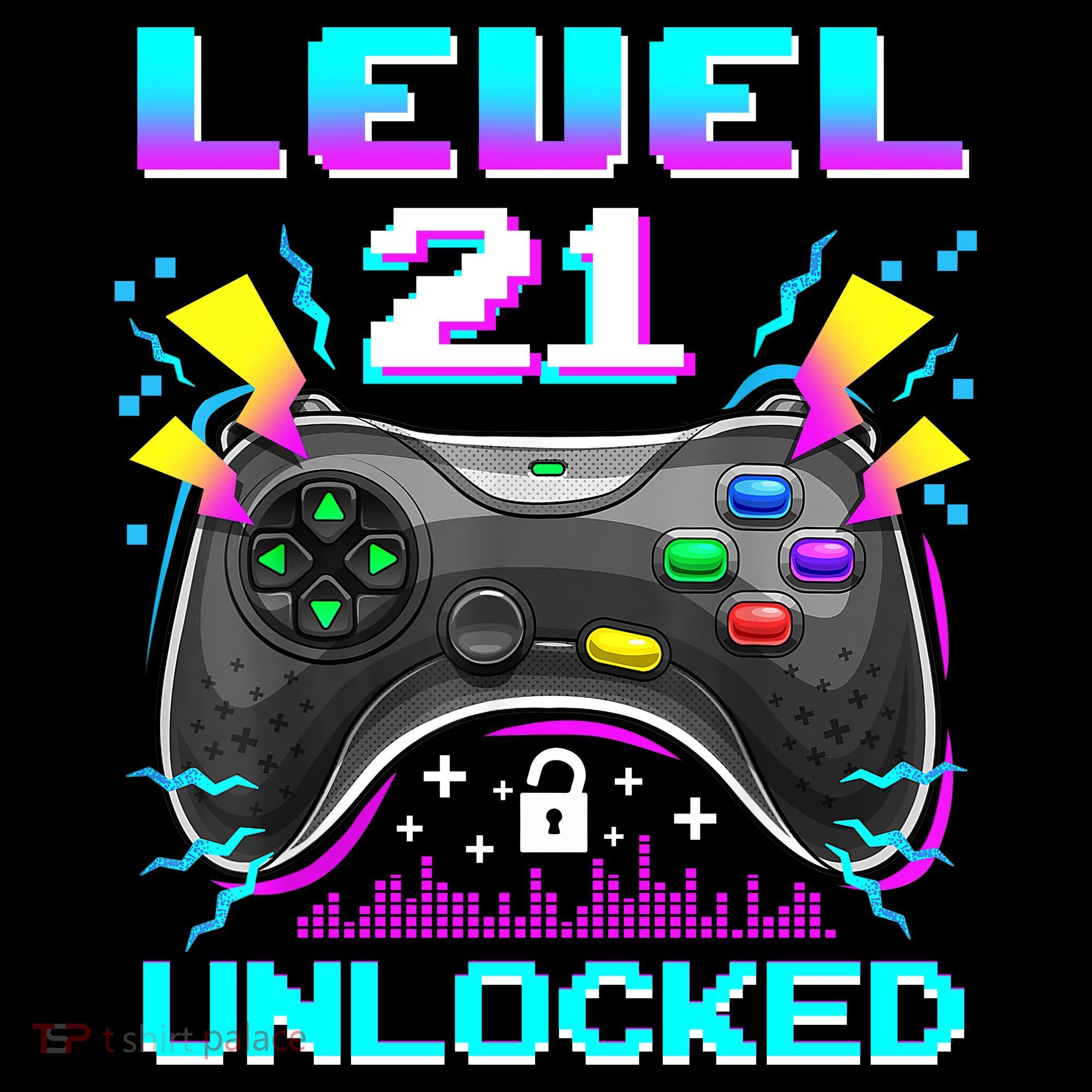 Level 21 Unlocked 21st Birthday Video Game Gift Birthday Gaming Coffee Mug