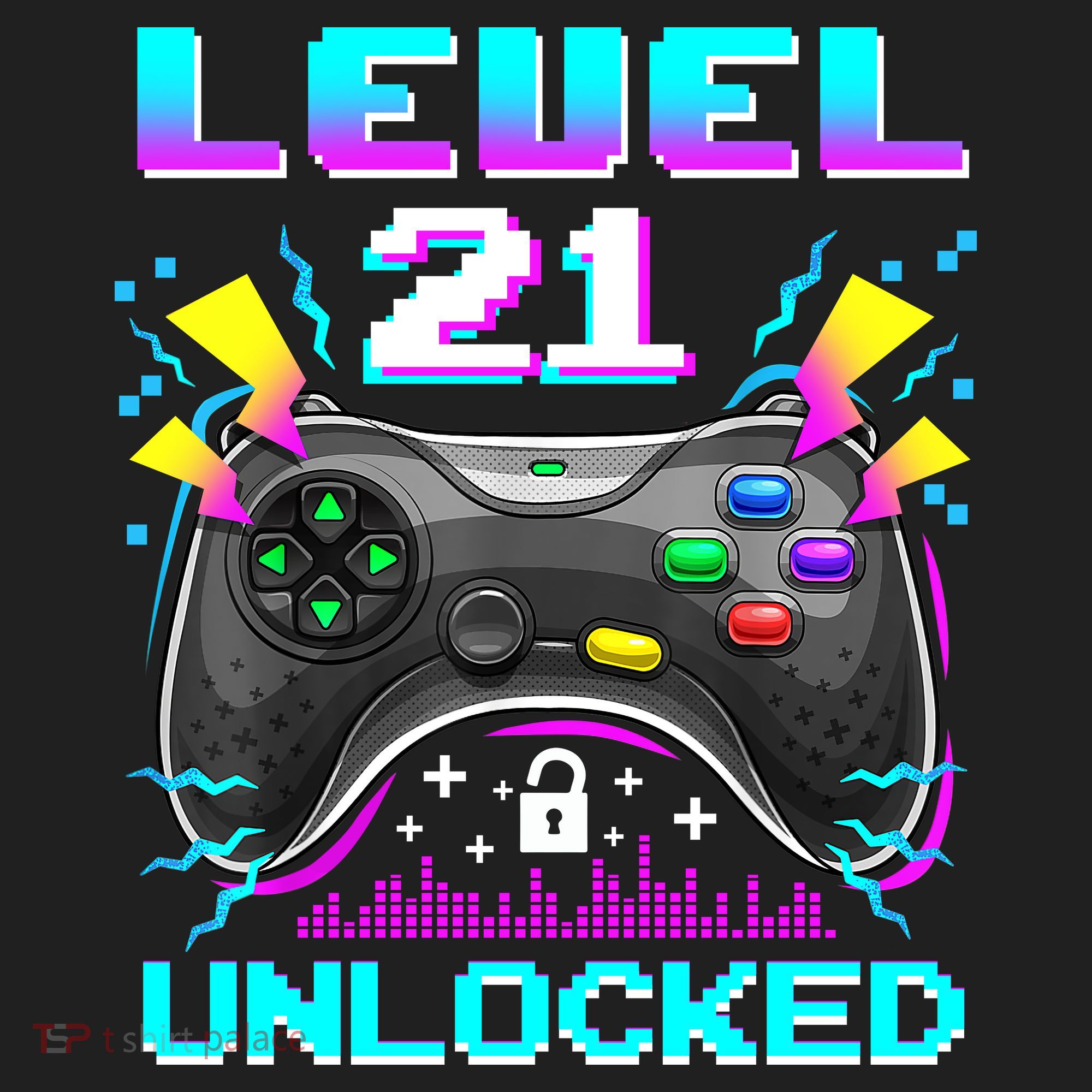 Level 21 Unlocked 21st Birthday Video Game Gift Birthday Gaming Beanie