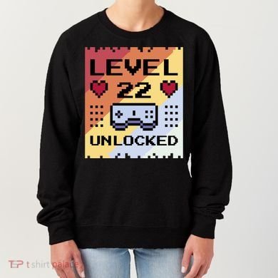 Level 22 Unlocked Birthday Women's Sweatshirt