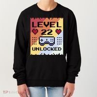 Level 22 Unlocked Birthday Women's Sweatshirt thumb 0