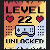 Level 22 Unlocked Birthday Women's Sweatshirt thumb 2