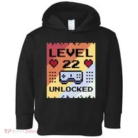 Level 22 Unlocked Birthday Toddler Hoodie thumb 0