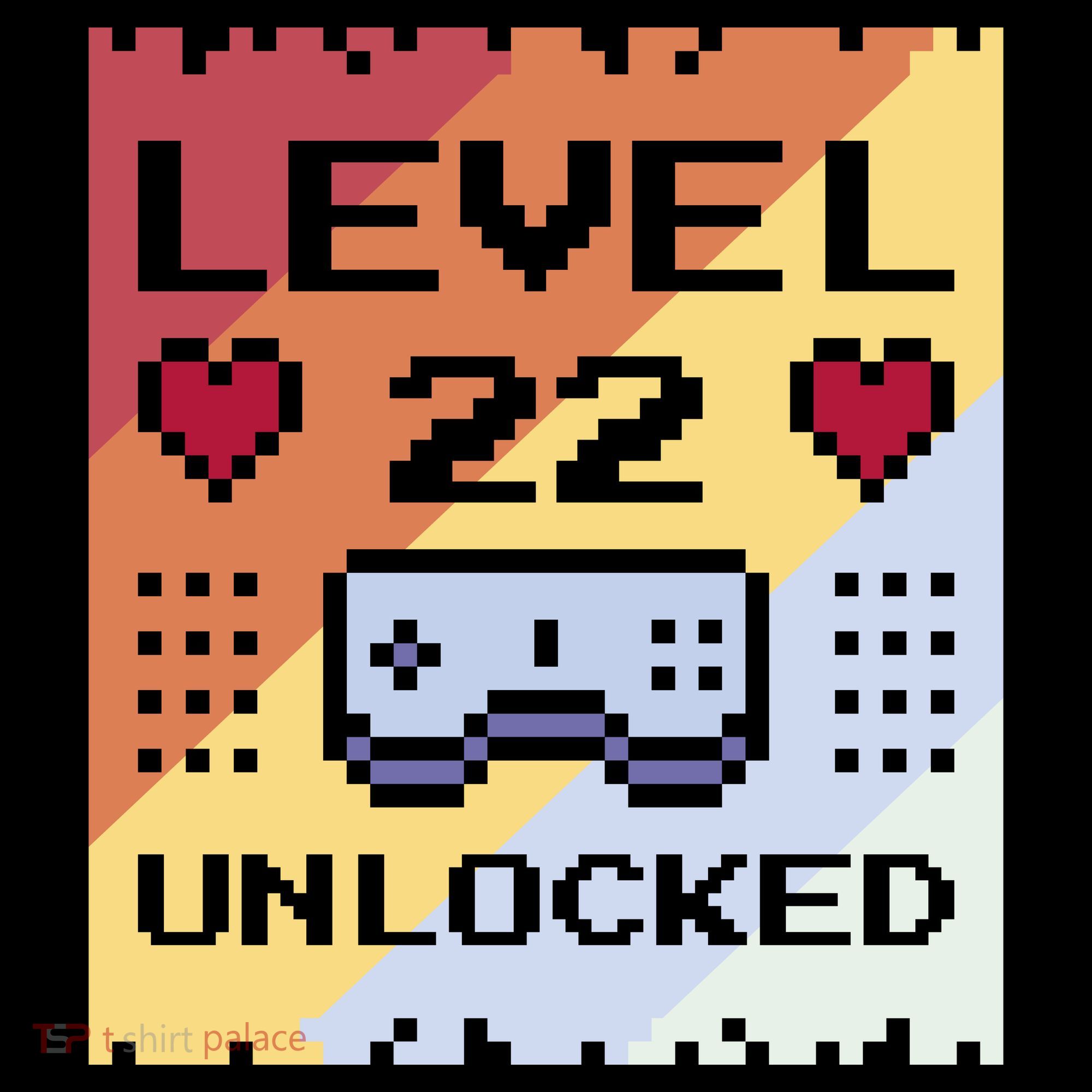 Level 22 Unlocked Birthday Toddler Hoodie
