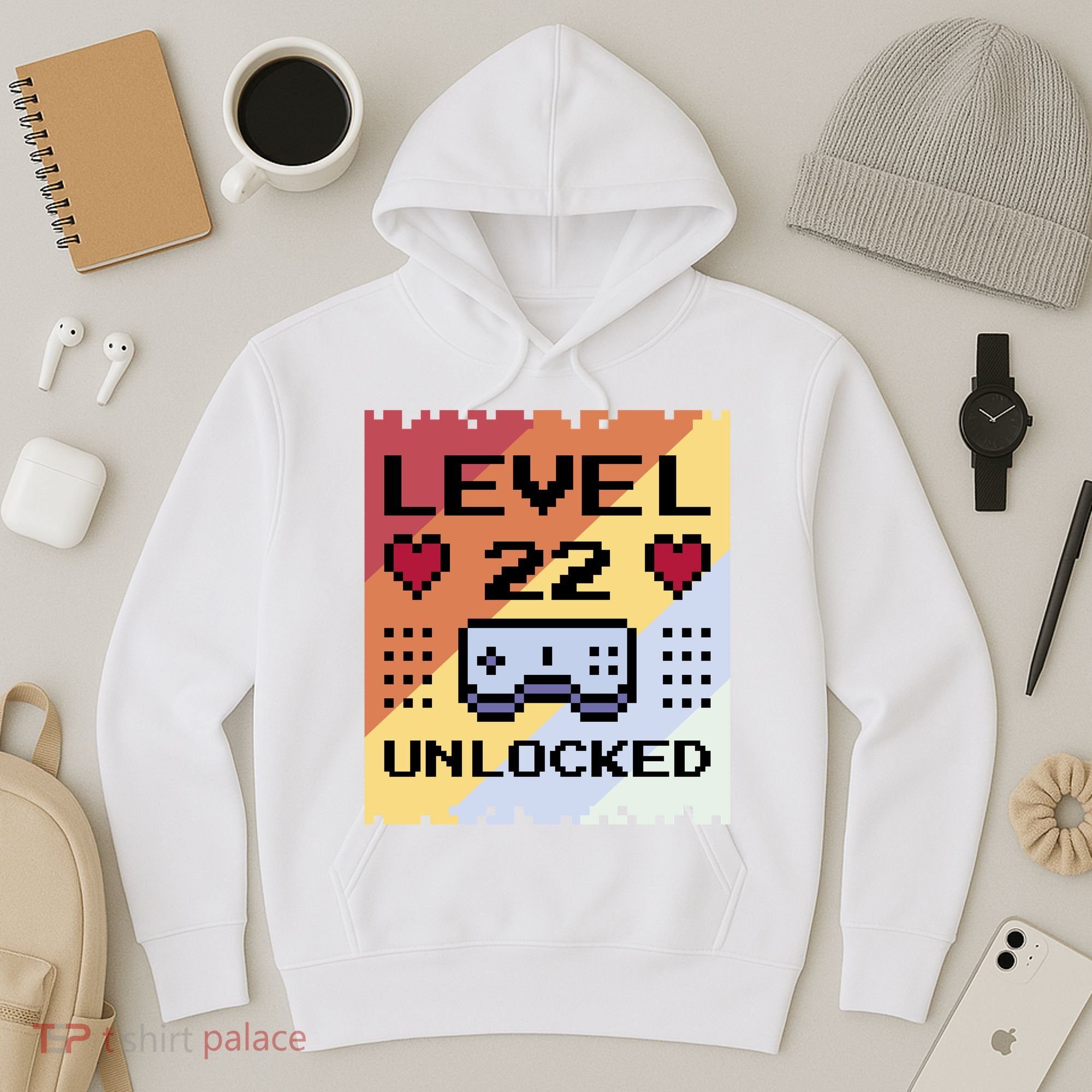 Level 22 Unlocked Birthday Hoodie