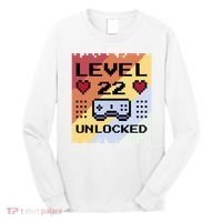 Level 22 Unlocked Birthday Long Sleeve Shirt thumb 0