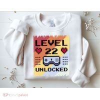 Level 22 Unlocked Birthday Sweatshirt thumb 2