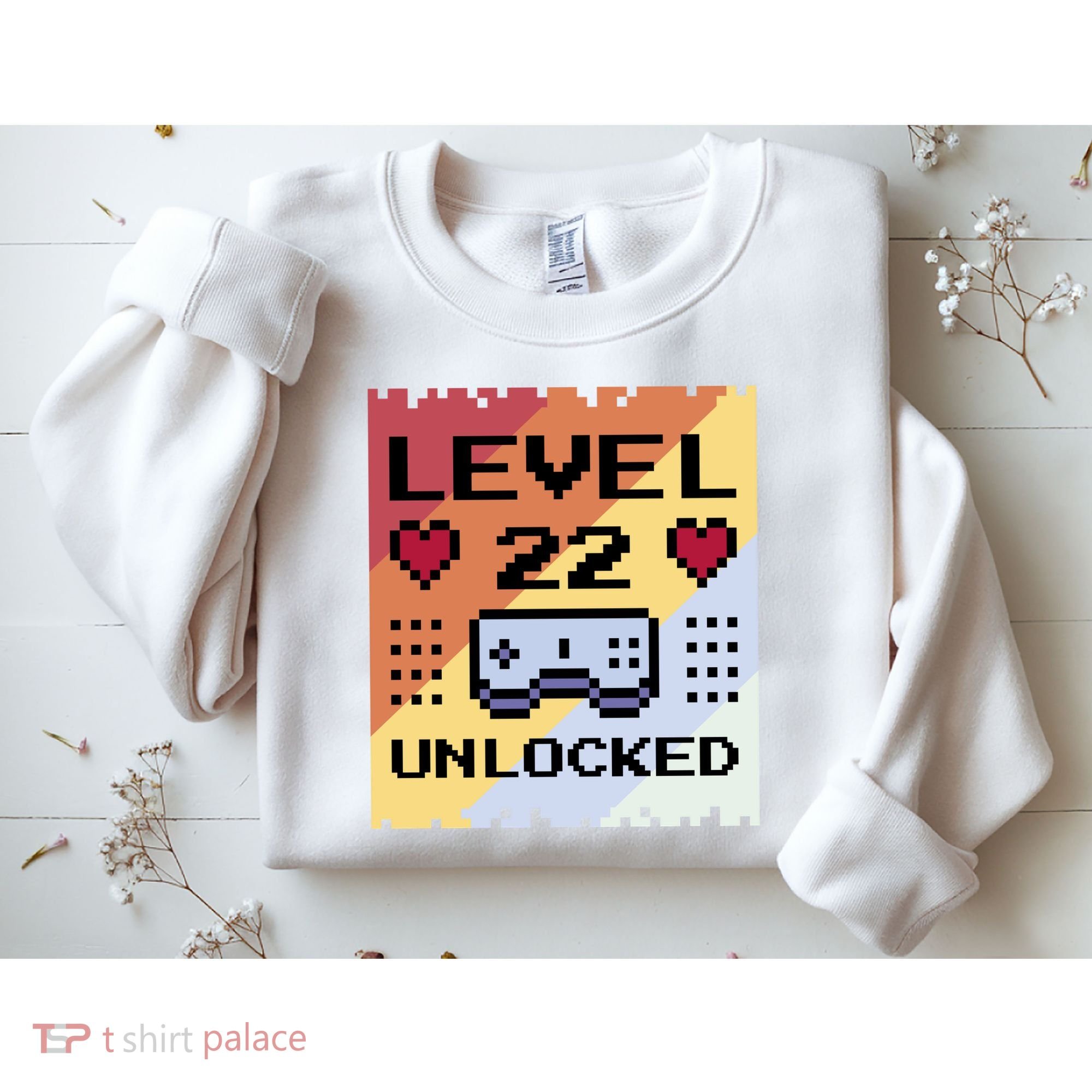 Level 22 Unlocked Birthday Sweatshirt