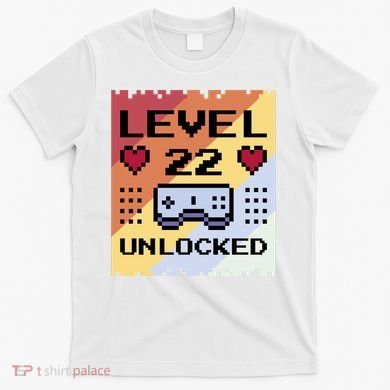Level 22 Unlocked Birthday T-Shirt
