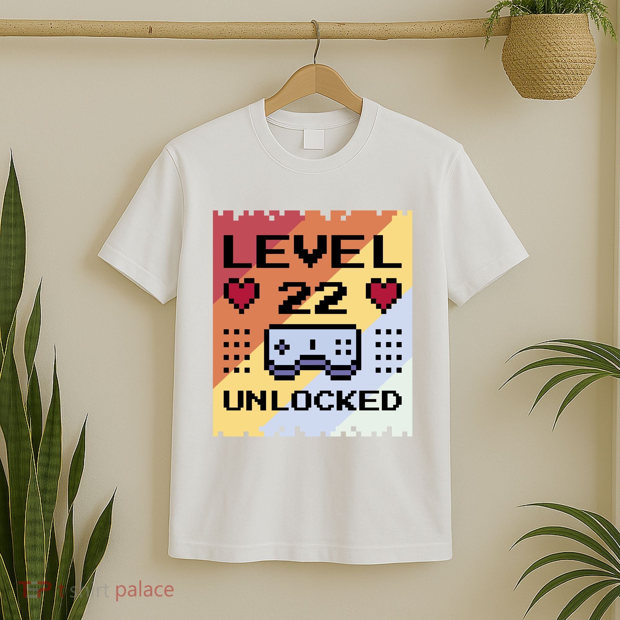 Level 22 Unlocked Birthday T-Shirt