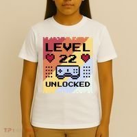 Level 22 Unlocked Birthday T-Shirt thumb 4