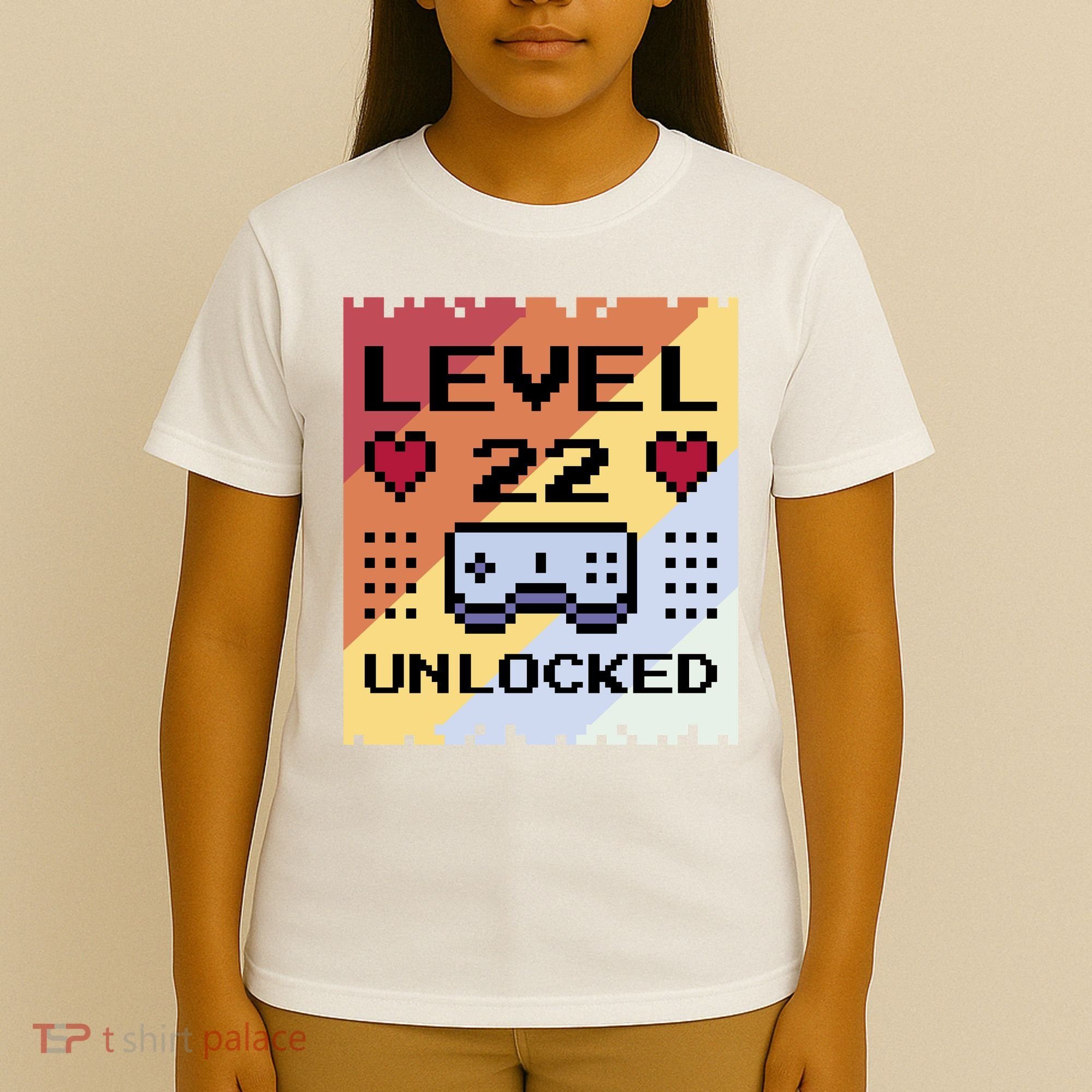 Level 22 Unlocked Birthday T-Shirt