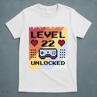 Level 22 Unlocked Birthday T-Shirt thumb 5