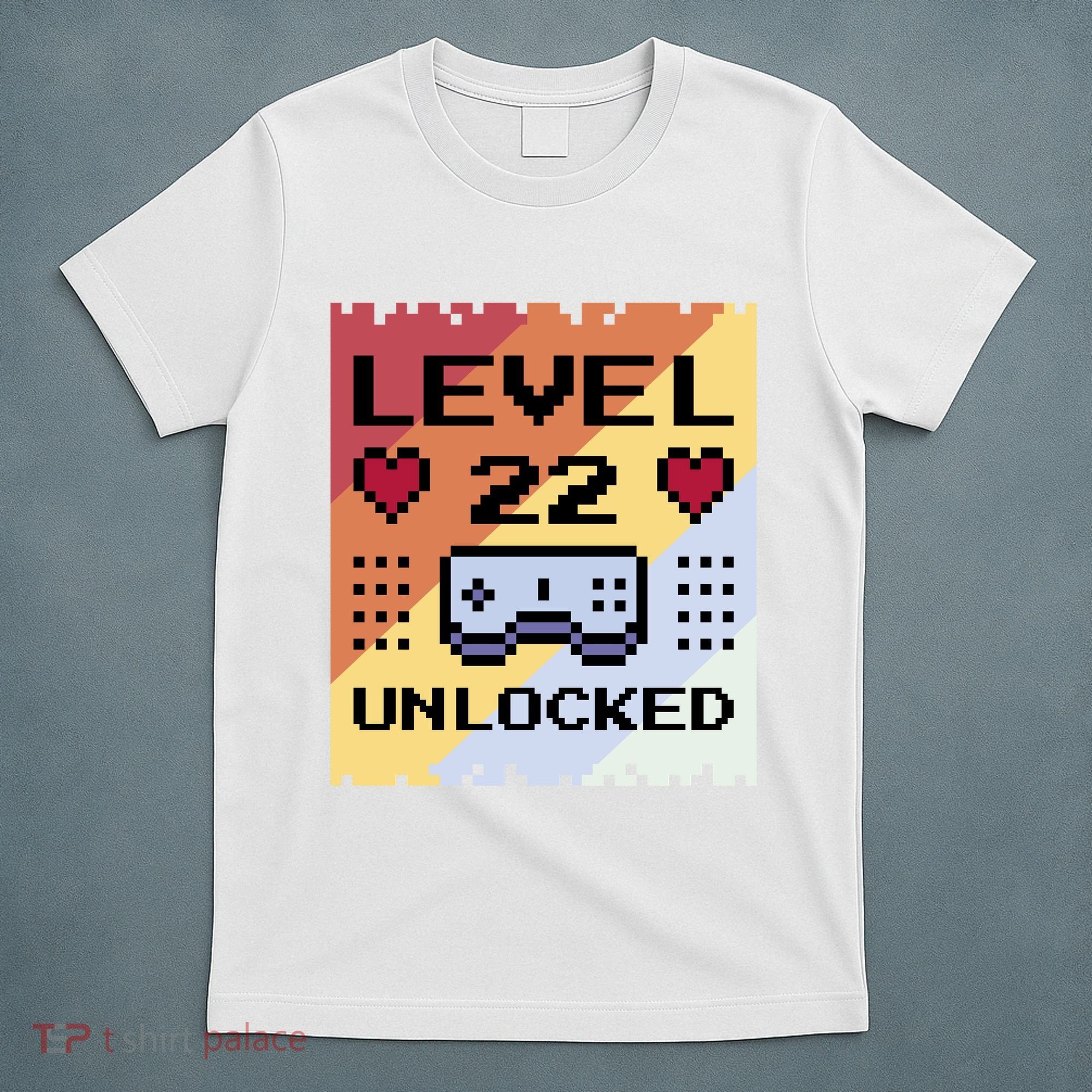 Level 22 Unlocked Birthday T-Shirt