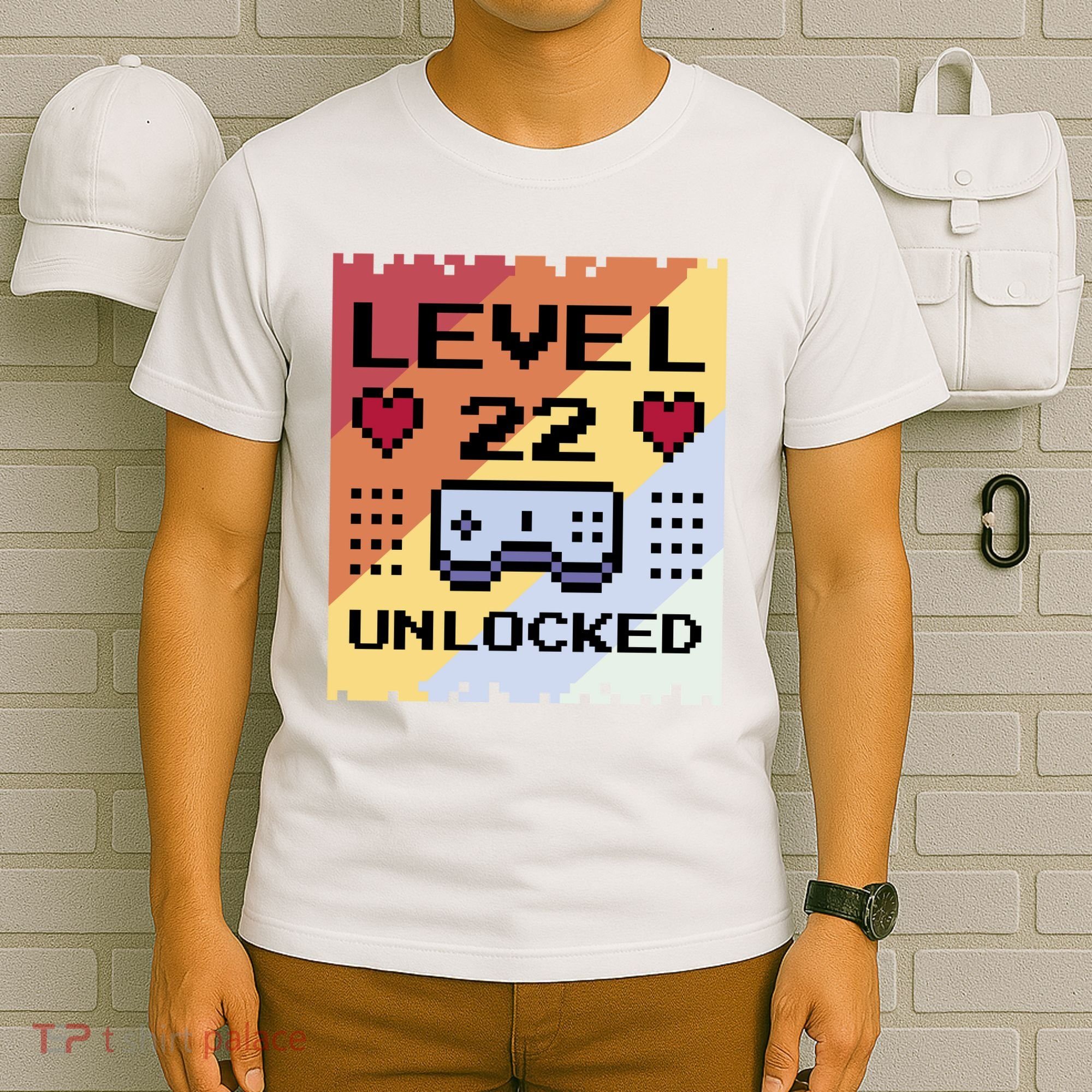 Level 22 Unlocked Birthday T-Shirt
