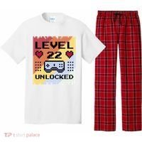 Level 22 Unlocked Birthday Pajama Set thumb 0