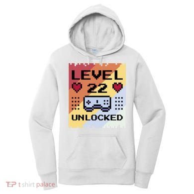 Level 22 Unlocked Birthday Women's Hoodie