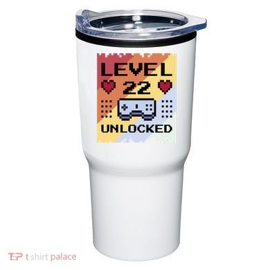 Level 22 Unlocked Birthday Tumbler