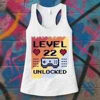 Level 22 Unlocked Birthday Women's Tank Top thumb 3