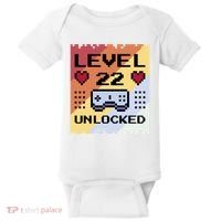 Level 22 Unlocked Birthday Baby Bodysuit thumb 0