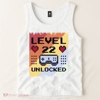 Level 22 Unlocked Birthday Tank Top thumb 2