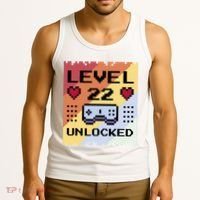 Level 22 Unlocked Birthday Tank Top thumb 3