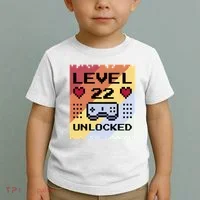Level 22 Unlocked Birthday Toddler T-Shirt thumb 2