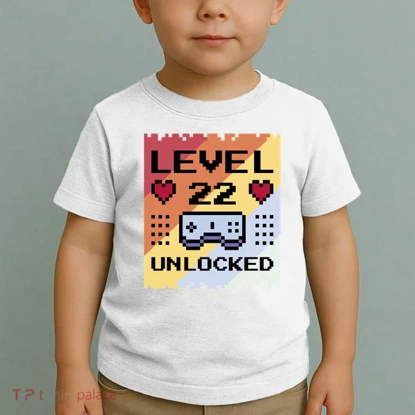 Level 22 Unlocked Birthday Toddler T-Shirt