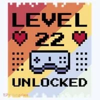 Level 22 Unlocked Birthday Women's T-Shirt thumb 6