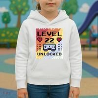 Level 22 Unlocked Birthday Kids Hoodie thumb 3