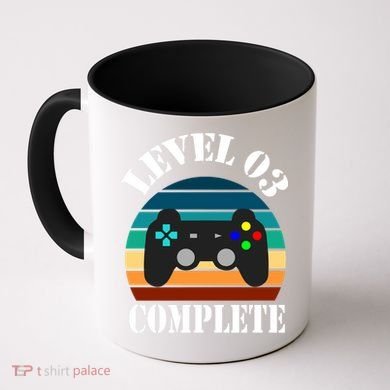 Level 3 Complete Retro Vintage/ 3rd Anniversary Gift/ 3rd Birthday Gift Level3 Coffee Mug