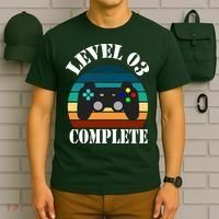 Level 3 Complete Retro Vintage/ 3rd Anniversary Gift/ 3rd Birthday Gift Level3 T-Shirt thumb 6