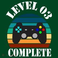 Level 3 Complete Retro Vintage/ 3rd Anniversary Gift/ 3rd Birthday Gift Level3 T-Shirt thumb 7