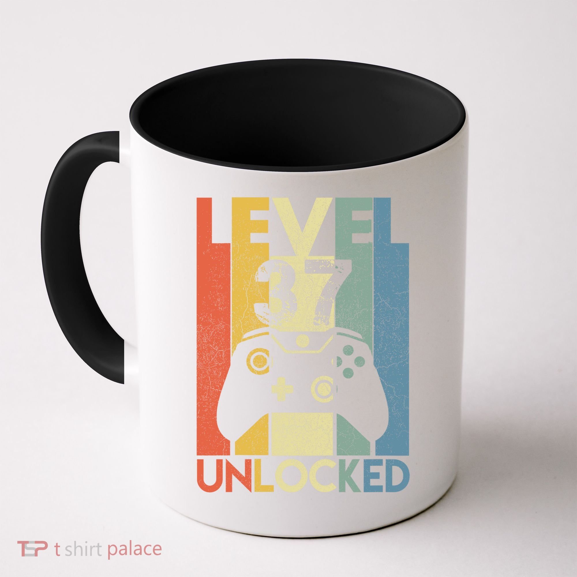 Level 37 Unlocked Awesome Video Game 37 Birthday Gift Coffee Mug