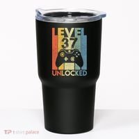 Level 37 Unlocked Awesome Video Game 37 Birthday Gift Tumbler thumb 0