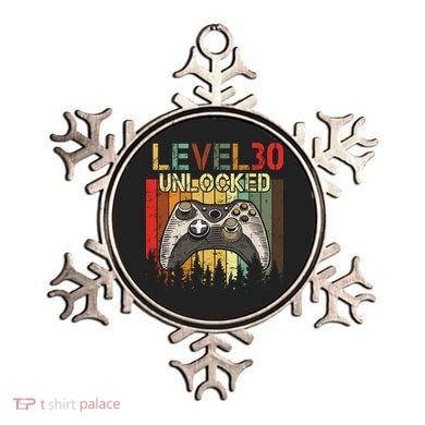 Level 30 Unlocked Video Game 30th Birthday Ornament