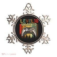 Level 30 Unlocked Video Game 30th Birthday Ornament thumb 0