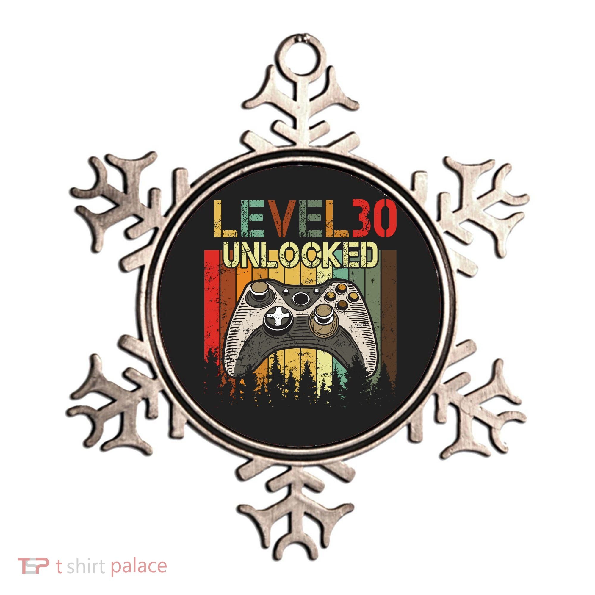 Level 30 Unlocked Video Game 30th Birthday Ornament
