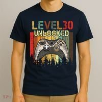 Level 30 Unlocked Video Game 30th Birthday T-Shirt thumb 3