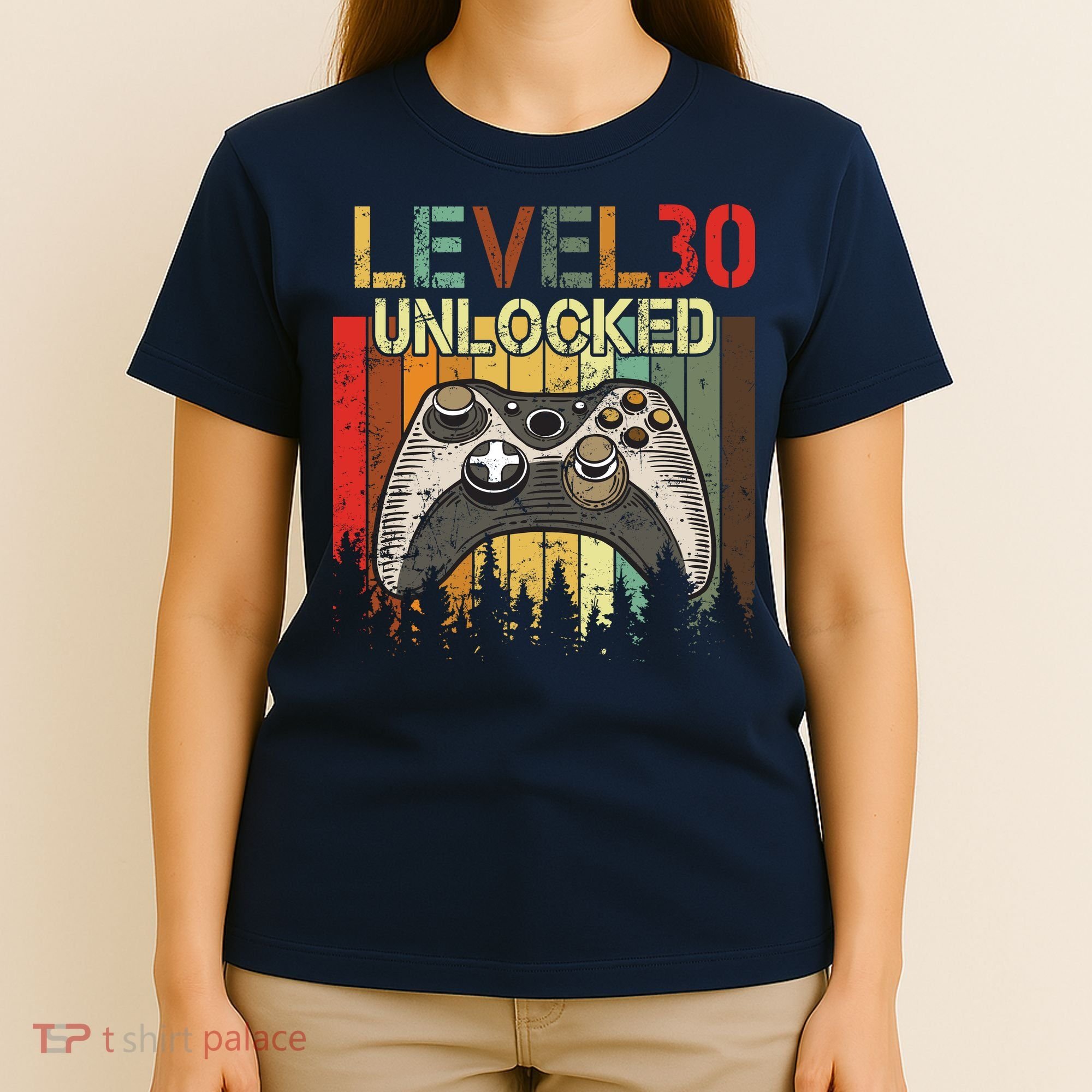 Level 30 Unlocked Video Game 30th Birthday T-Shirt